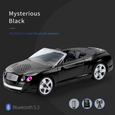 Alto-falante bluetooth com modelo de carro WSTER WS-880