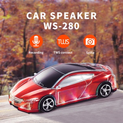 Altifalante bluetooth modelo de carro WSTER WS-280
