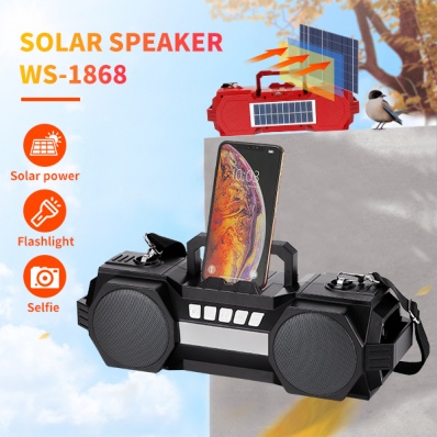 مكبر صوت بلوتوث بالطاقة الشمسية WSTER WS-1868
