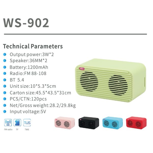 WSTER WS-902 カタログ仕様カード