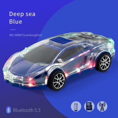 WSTER WS-980BT car model bluetooth speaker