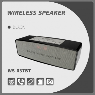 alto-falante bluetooth WSTER WS-637BT