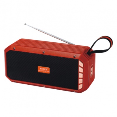 مكبر صوت WSTER WS-5390 بتقنية البلوتوث بالطاقة الشمسية