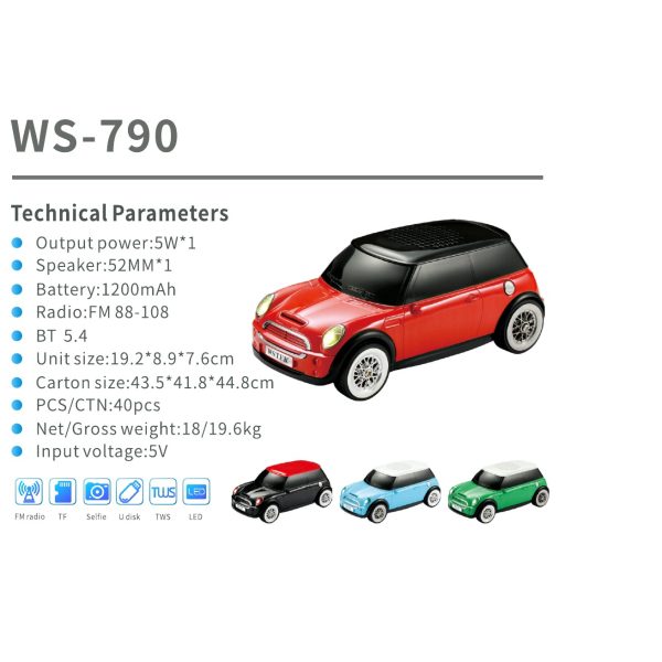 WSTER WS-790 catalog specification card