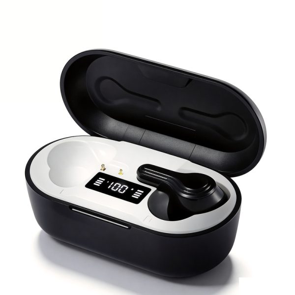 WS-208 TWS سماعات أذن بلوتوث لاسلكية حقيقية مع بلوتوث 5.0، صوت ستيريو مع علبة شحن