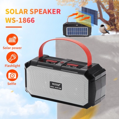 WSTER WS-1866 Solar-Bluetooth-Lautsprecher