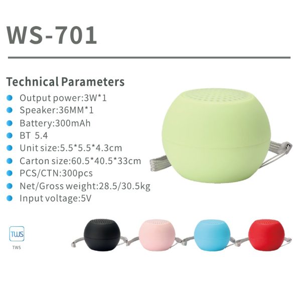 WSTER WS-701 catalog specification card