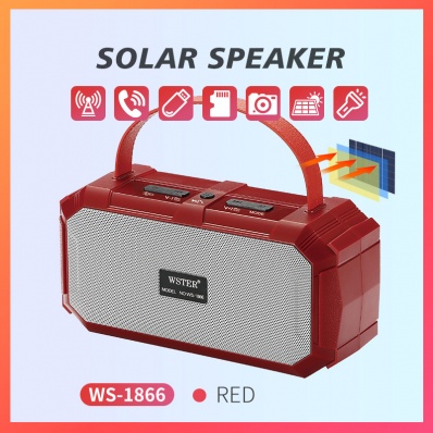 WSTER WS-1866 Solar-Bluetooth-Lautsprecher