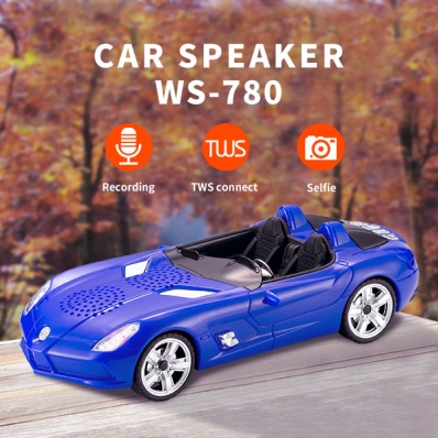 WSTER WS-780 مكبر صوت بلوتوث على شكل سيارة