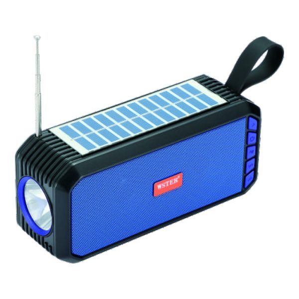 WSTER WS-936 Altoparlante Bluetooth Solare con Radio FM - visualizza 2