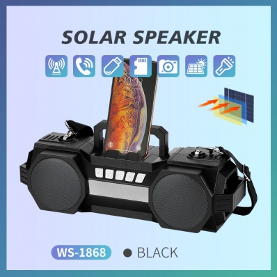 مكبر صوت بلوتوث بالطاقة الشمسية WSTER WS-1868