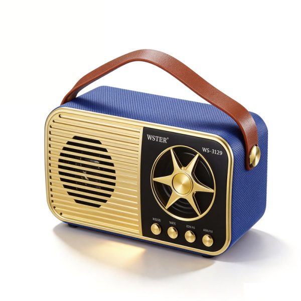 WS-3129 Bluetooth-Lautsprecher mit FM-Radio, USB/TF, kabelloser Lautsprecher