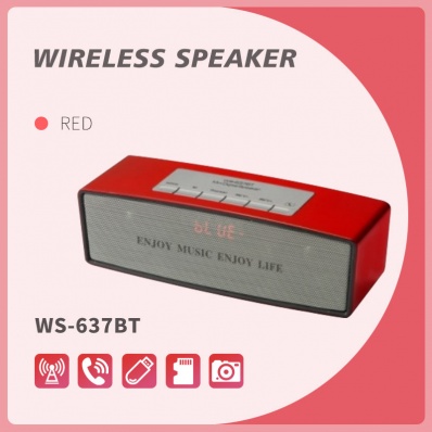 alto-falante bluetooth WSTER WS-637BT