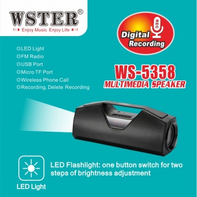 WSTER WS-5358 Bluetooth-Lautsprecher