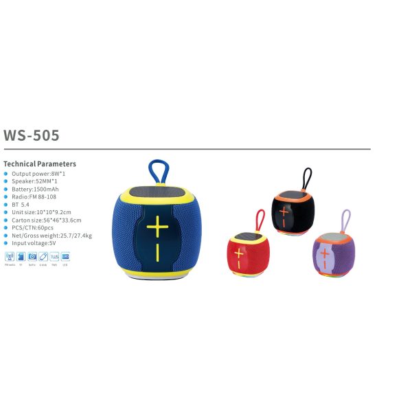 WSTER WS-505 catalog specification card