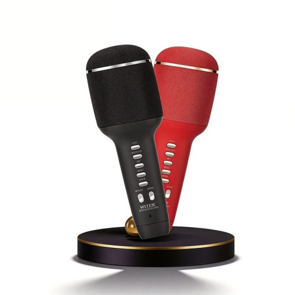 Haut-parleur micro Bluetooth sans fil pour karaok&eacute; WS-900 avec micro Bluetooth