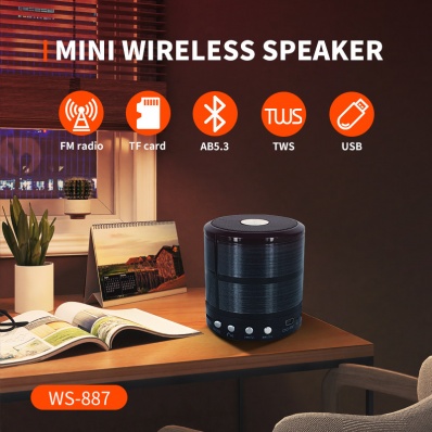 WSTER WS-887 mini bluetooth speaker