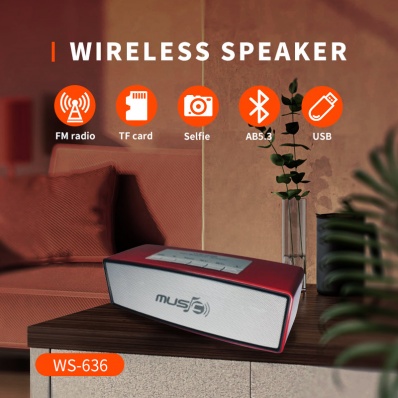 Caixa de som bluetooth WSTER WS-636