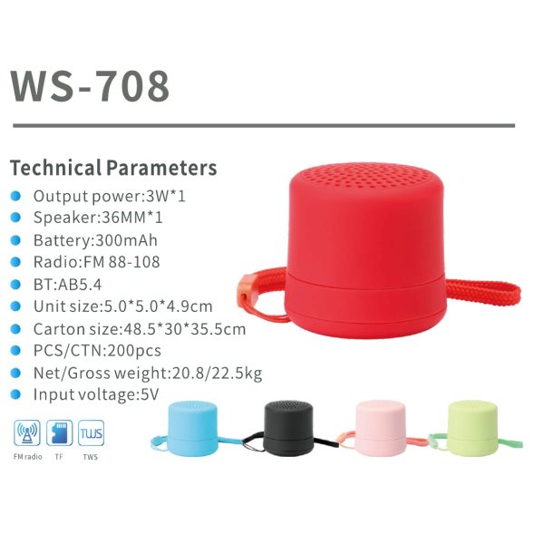 Kad spesifikasi katalog WSTER WS-708