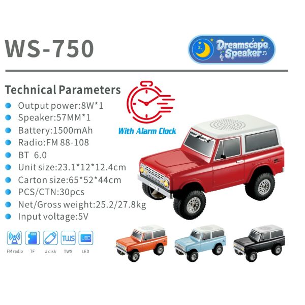 Ficha de especificaciones del catálogo WSTER WS-750