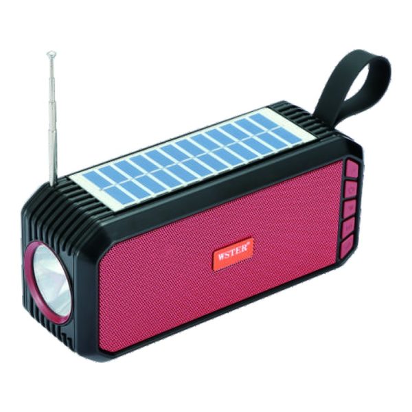 WSTER WS-936 Altoparlante Bluetooth Solare con Radio FM - visualizza 3