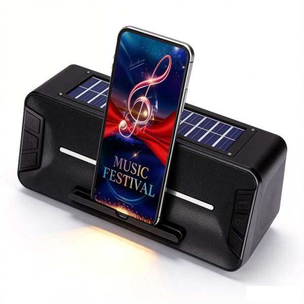 WS-1619 Bluetooth-колонка на солнечной энергии с фонариком на солнечной зарядке для кемпинга на открытом воздухе, аварийное освещение
