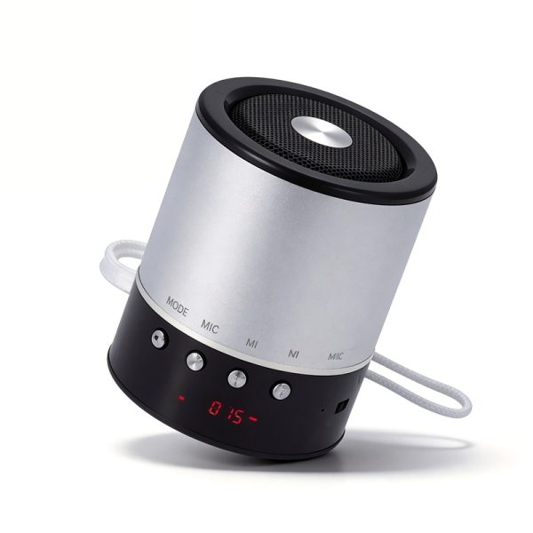 WS-1510BT Мини-портативная Bluetooth-колонка с LED-дисплеем и FM-радио компактного размера для кармана