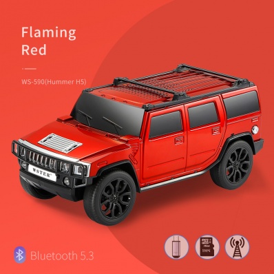 alto-falante bluetooth modelo carro WSTER WS-590