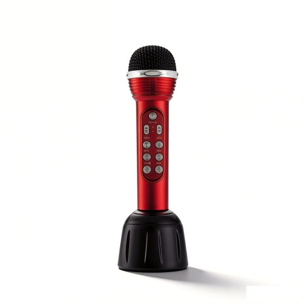 Enceinte-microphone karaok&eacute; sans fil Bluetooth WS-568 avec radio FM karaok&eacute;, USB/TF, micro main
