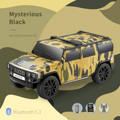 alto-falante bluetooth modelo carro WSTER WS-590