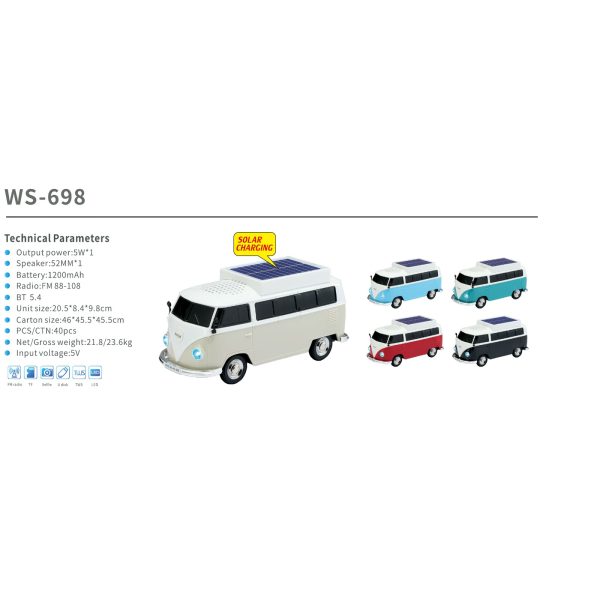 WSTER WS-698 catalog specification card
