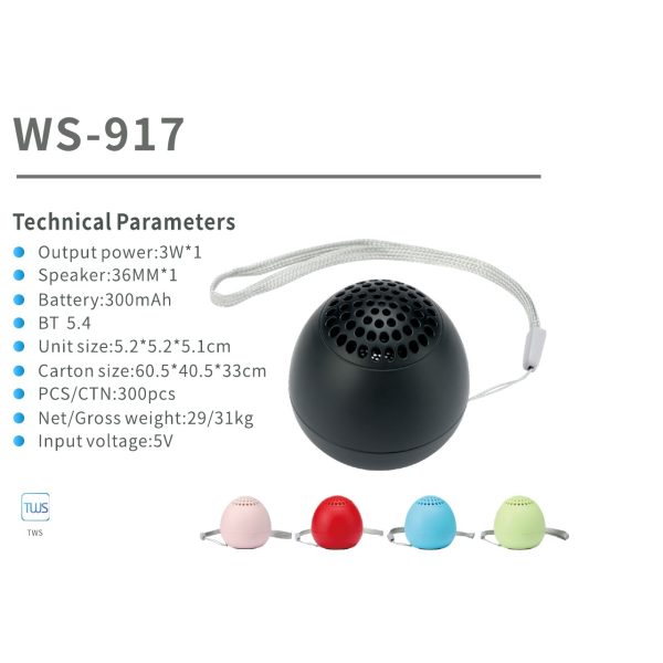 WSTER WS-917 catalog specification card