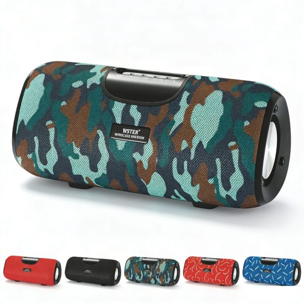 WS-2909 Bluetooth-Lautsprecher mit FM-Radio, USB/TF-Aufnahme, kabelloser Lautsprecher