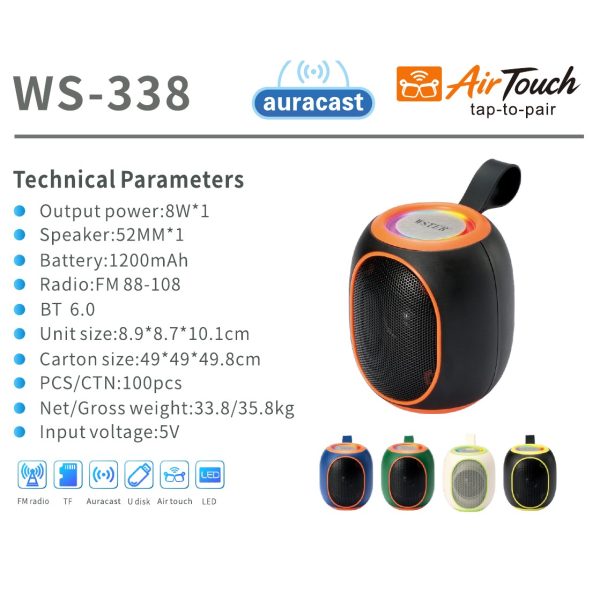 WSTER WS-338 catalog specification card