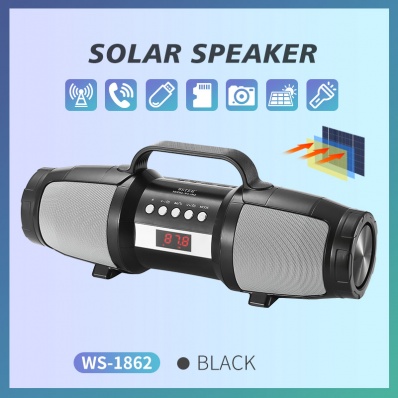 مكبر صوت بلوتوث بالطاقة الشمسية WSTER WS-1862