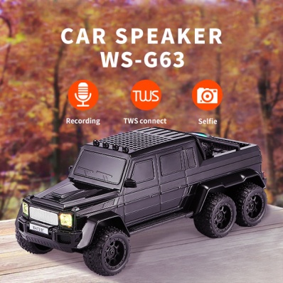 مكبر صوت بلوتوث WSTER WS-G63 بتصميم سيارة