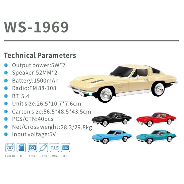 Ficha de especificaciones del catálogo WSTER WS-1969