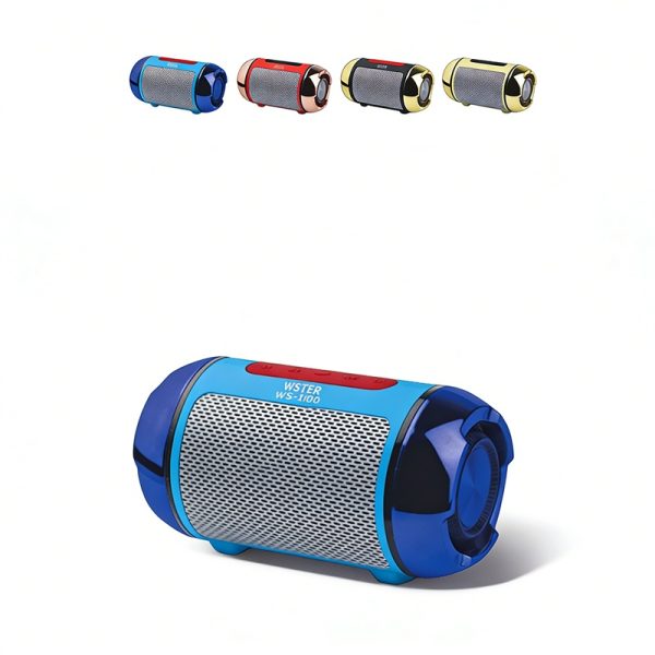 Bluetooth-колонка WS-100 с двойным стерео FM-радио USB/TF беспроводная колонка
