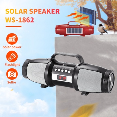 مكبر صوت بلوتوث بالطاقة الشمسية WSTER WS-1862