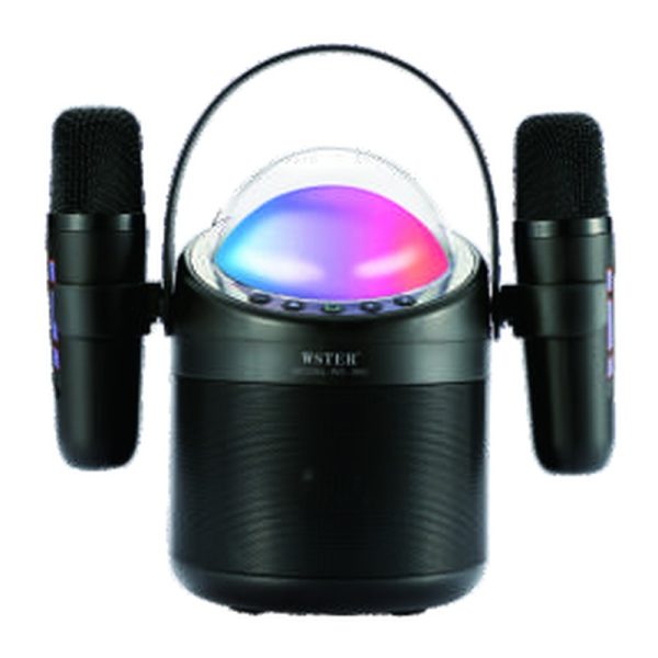 WSTER WS-960 Altoparlante Bluetooth Karaoke con Illuminazione LED - visualizza 2