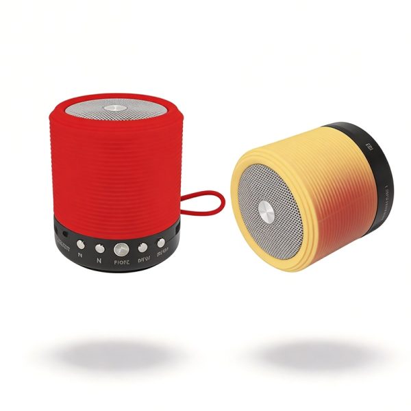 مكبر صوت بلوتوث محمول صغير WS-631 مع راديو FM، USB/TF، بحجم جيب مضغوط