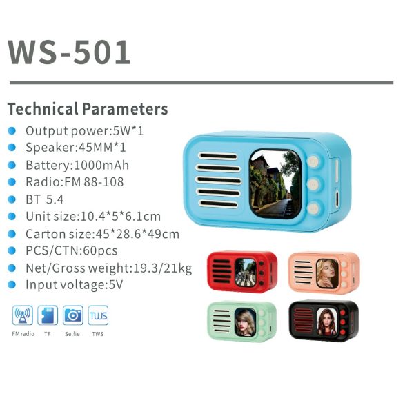Thẻ thông số danh mục WSTER WS-501