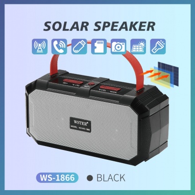 WSTER WS-1866 Solar-Bluetooth-Lautsprecher