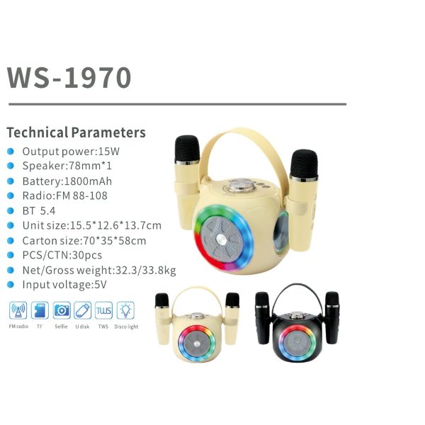 Scheda tecnica del catalogo WSTER WS-1970