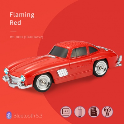 مكبر صوت بلوتوث WSTER WS-300SL بتصميم سيارة