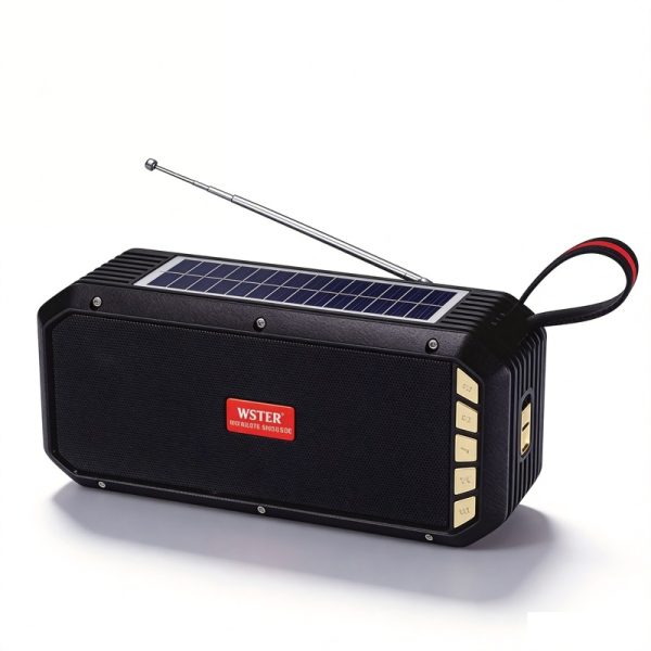 WSTER WS-5390 głośnik bluetooth z panelem słonecznym