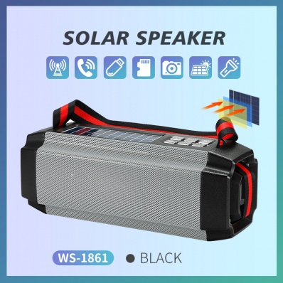 WSTER WS-1861 Solar-Bluetooth-Lautsprecher