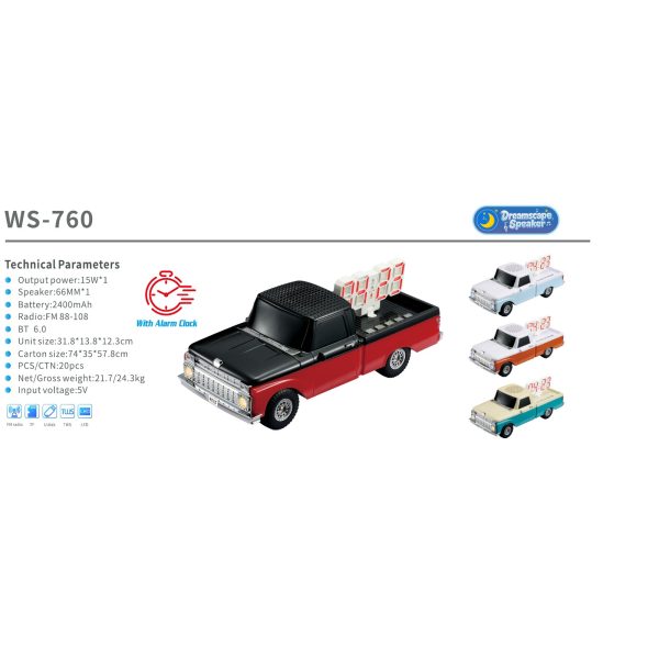 Scheda tecnica di catalogo WSTER WS-760
