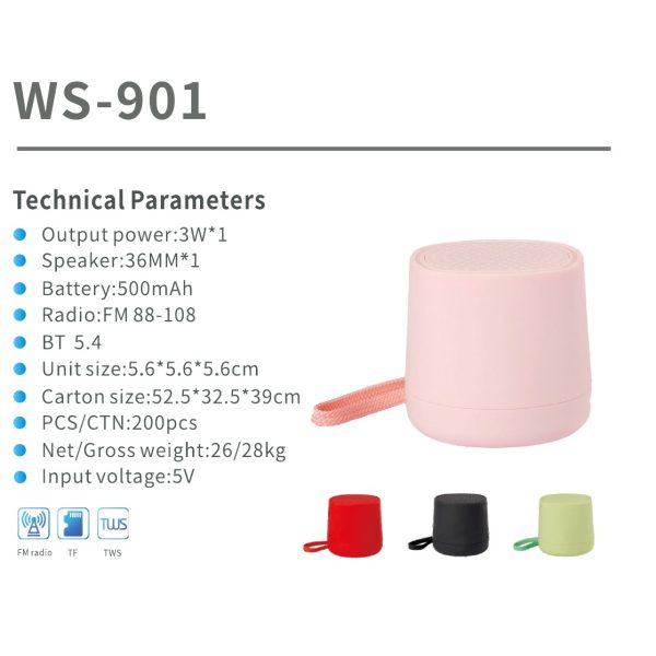 Scheda tecnica del catalogo WSTER WS-901