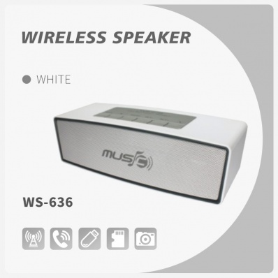Caixa de som bluetooth WSTER WS-636